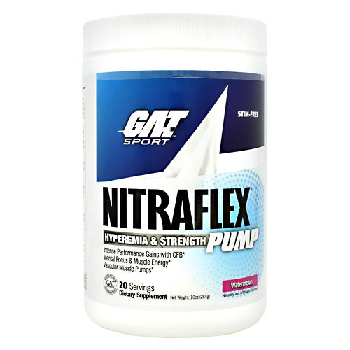 GAT Stim-Free Nitraflex Pump - Watermelon - 20 Servings - 816170022380