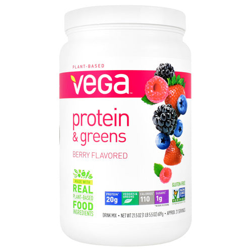 Vega Protein & Greens - Berry - 21 Servings - 838766006420