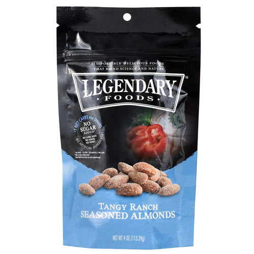 Legendary Foods Seasoned Almonds - Tangy Ranch - 4 oz - 856161006012