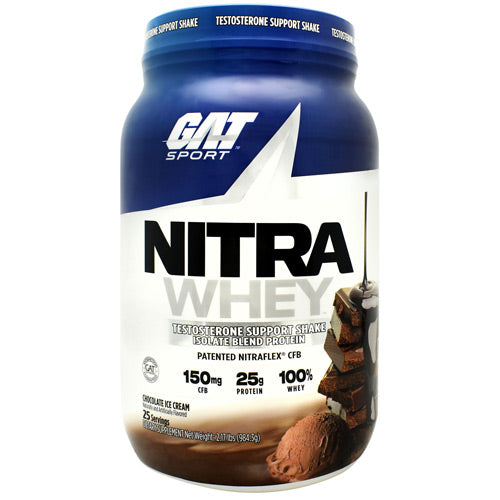 GAT Nitra Whey - Chocolate Ice Cream - 25 Servings - 816170022632