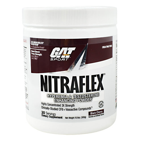 GAT Nitraflex - Black Cherry - 30 Servings - 859613647009