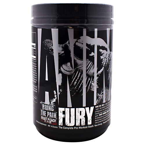 Universal Nutrition Animal Fury - Fruit Punch - 30 Servings - 039442032720