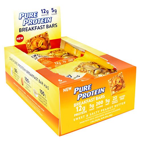 Pure Protein Breakfast Bars Breakfast Bar - Sweet & Salty Peanut Butter - 1 Bars - 749826792385