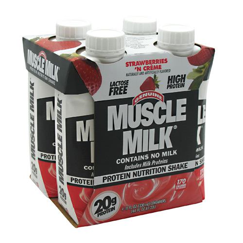 Cytosport Muscle Milk RTD - Strawberries N Cream - 12 ea - 00876063003896