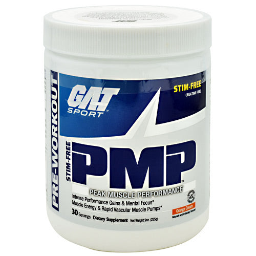 GAT PMP Stim-Free - Orange Cream - 30 Servings - 859613000163