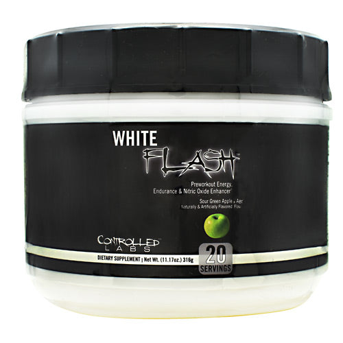 Controlled Labs White Flash - Sour Green Apple - 20 Servings - 856422005792