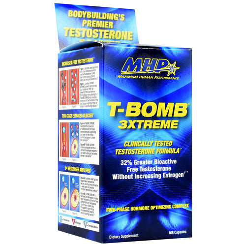 MHP T-BOMB 3XTREME - 168 Capsules - 168 Capsules - 666222093741