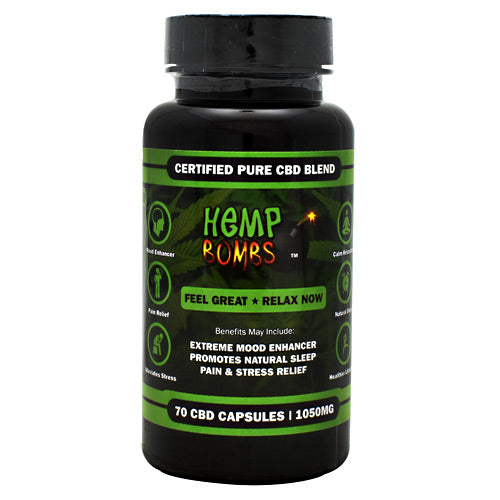 Hemp Bombs CBD Capsules - 1050 mg - 758763247384