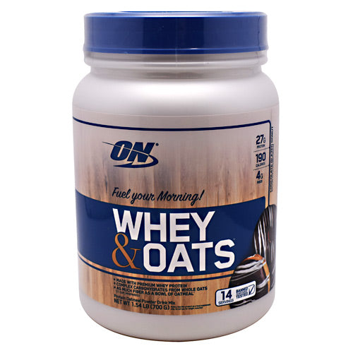 Optimum Nutrition Whey & Oats - Chocolate Glazed Donut - 14 Servings - 748927056655