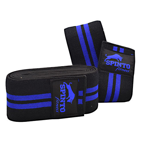 Spinto USA, LLC Knee Wraps - Blue -   - 636655966189