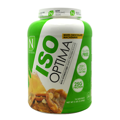 Nutrakey Iso Optima - White Chocolate Macadamia - 5 lb - 851090006423