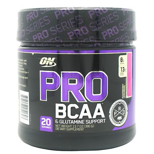 Optimum Nutrition Pro Series Pro BCAA - Raspberry Lemonade - 20 Servings - 748927051803