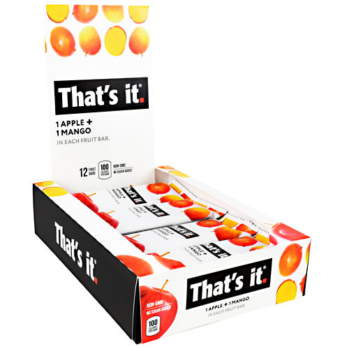 Thats It Nutrition Thats it Bar - Apple + Mango - 12 Bars - 850397004088