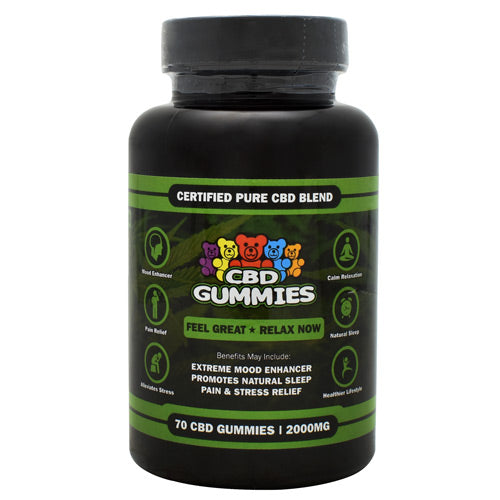 Hemp Bombs CBD Gummies - 2000 mg - 748079970748