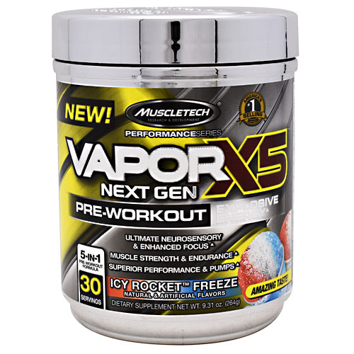 Muscletech Performance Series VaporX5 Next Gen - Icy Rocket Freeze - 30 Servings - 631656710366