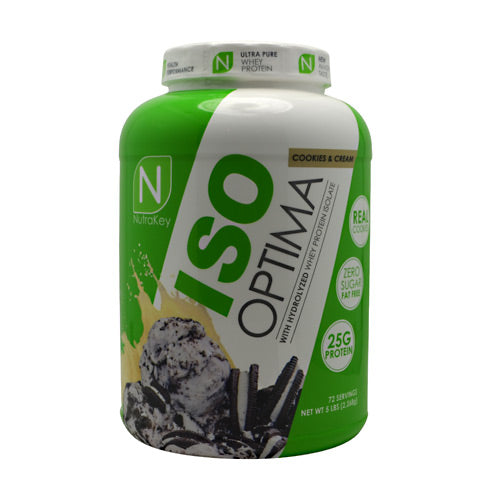 Nutrakey Iso Optima - Cookies & Cream - 5 lb - 851090006416