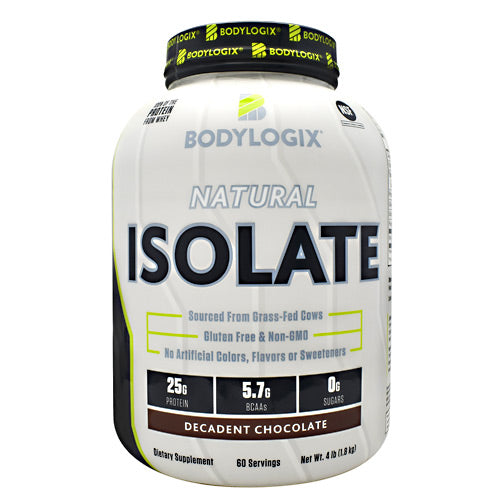 BodyLogix Natural Isolate Protein - Decadent Chocolate - 4 lbs - 694422031447