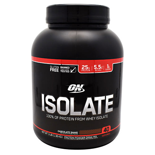 Optimum Nutrition ON Isolate - Chocolate Shake - 40 Servings - 748927054576