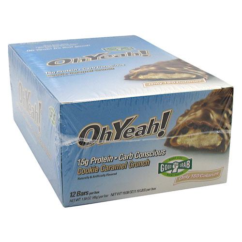 ISS Research OhYeah! Bar - Cookie Caramel Crunch - 45 g - 788434114677