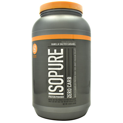 Natures Best Zero Carb Isopure - Vanilla Salted Caramel - 3 lb - 089094024833