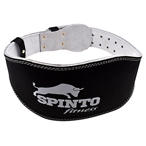 Spinto USA, LLC Padded Leather Lifting Belt - Black - 1 ea - 636655966301