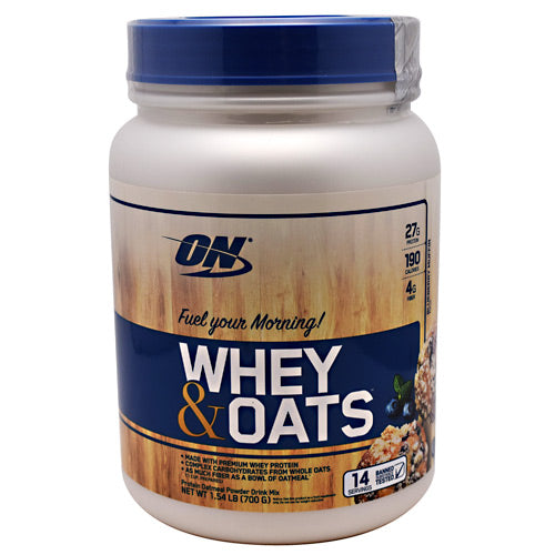 Optimum Nutrition Whey & Oats - Blueberry Muffin - 14 Servings - 748927056679