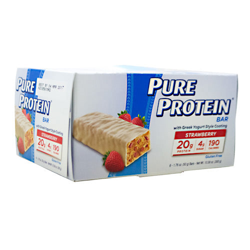 Pure Protein Pure Protein Bar - Greek Yogurt Strawberry - 6 Bars - 749826538631