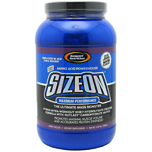 Gaspari Nutrition Maximum Performance SizeOn - Grape Cooler - 3.49 lb - 646511005242