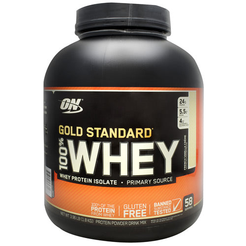 Optimum Nutrition Gold Standard 100% Whey - French Vanilla Cream - 58 Servings - 748927057126