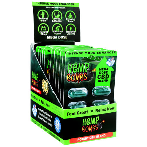 Hemp Bombs CBD Capsules - 75 mg - 754680522542