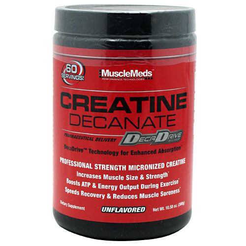 Muscle Meds Creatine Decanate - Unflavored - 60 Servings - 891597002603