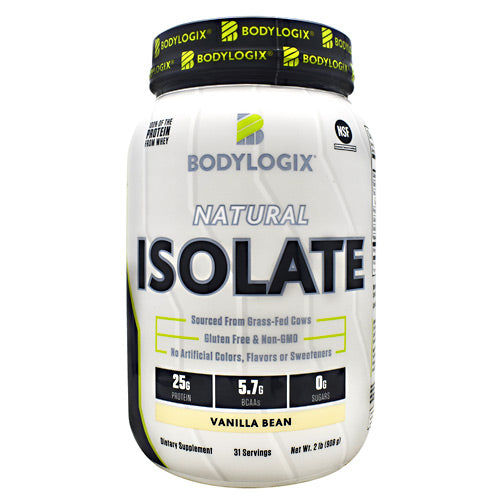 BodyLogix Natural Isolate Protein - Vanilla Bean - 2 lbs - 694422031386