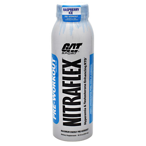 GAT Nitraflex - Raspberry Ice - 12 Bottles - 10816170020680