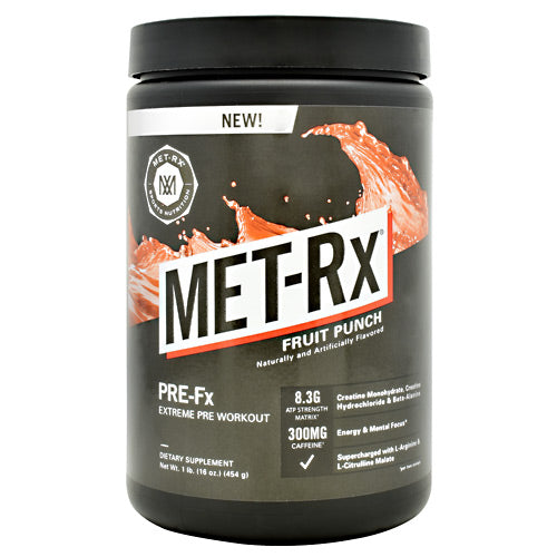 Met-Rx USA PRE-Fx - Fruit Punch - 1 lb - 786560801348