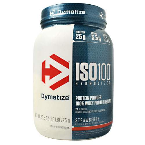 Dymatize ISO100 - Strawberry - 1.6 lb - 705016353019