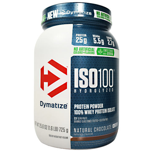 Dymatize Natural ISO-100 - Natural Chocolate - 1.6 lb - 705016355068