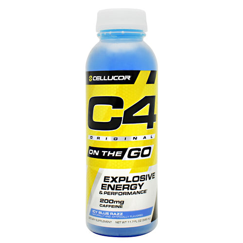 Cellucor Original C4 On the Go - Icy Blue Razz - 12 Bottles - 842595109269