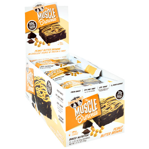 Lenny & Larrys The Muscle Brownies - Peanut Butter - 12 ea - 787692835171