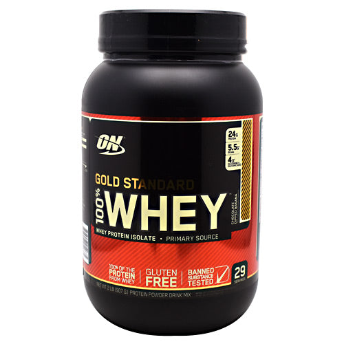 Optimum Nutrition Gold Standard 100% Whey - Chocolate Dipped Banana - 2 lb - 748927054675