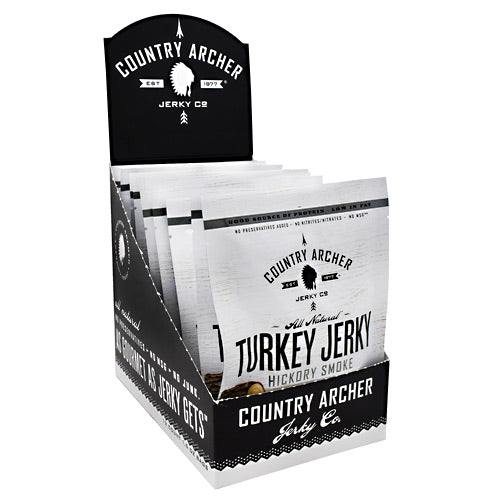 Country Archer Turkey Jerky - Hickory Smoke - 12 ea - 10853016002721