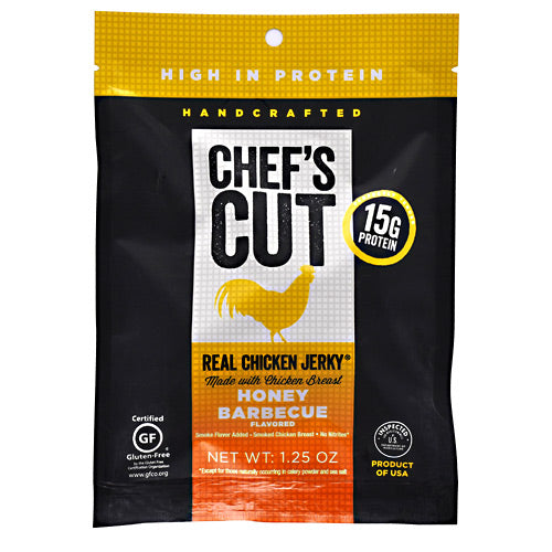 Chefs Cut Real Jerky Real Chicken Jerky - Honey Barbecue - 1.25 oz - 858959005177