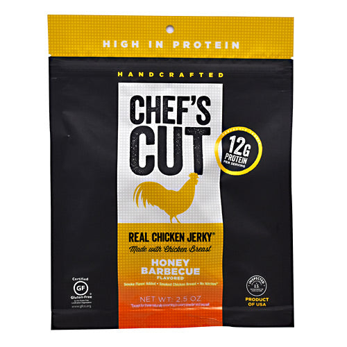 Chefs Cut Real Jerky Real Chicken Jerky - Honey Barbecue - 2.5 oz - 858959005030