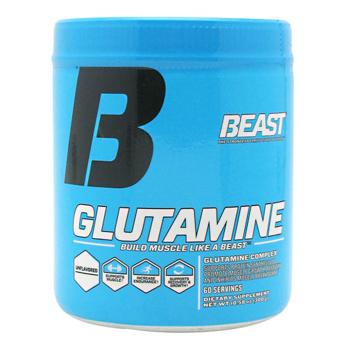 Beast Sports Nutrition Glutamine - Unflavored - 60 Servings - 631312809014