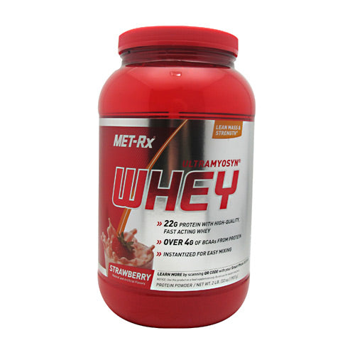 Met-Rx USA 100% Ultramyosyn Whey - Strawberry - 2 lb - 786560167536