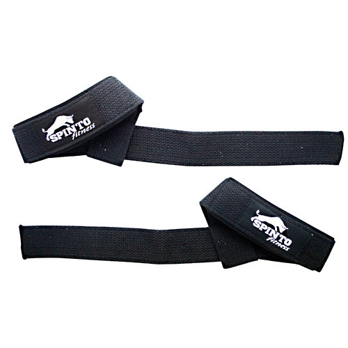 Spinto USA, LLC Padded Wrist Straps - Black Cotton -   - 636655966493