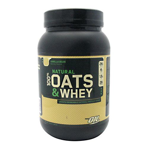 Optimum Nutrition Natural 100% Oats and Whey - Milk Chocolate - 3 lb - 748927027167