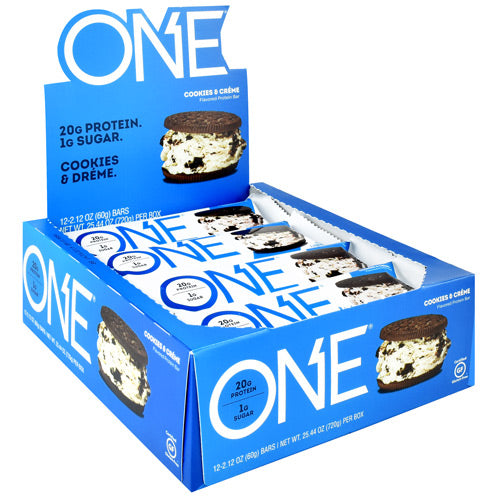 ISS Research One Bar - Cookies and Creme - 12 Bars - 788434108386