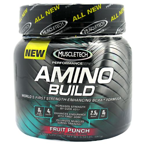 Muscletech Amino Build - Fruit Punch - 30 Servings - 631656703924