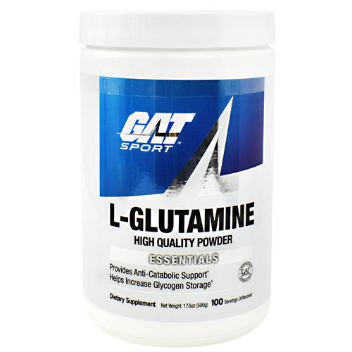 GAT L-Glutamine - Unflavored - 100 Servings - 859613000408