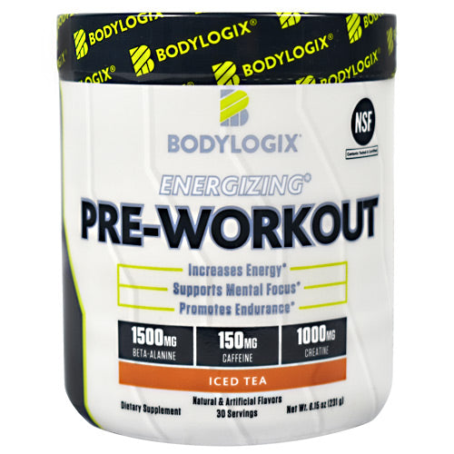 BodyLogix Energizing Pre-Workout - Iced Tea - 30 Servings - 694422030051